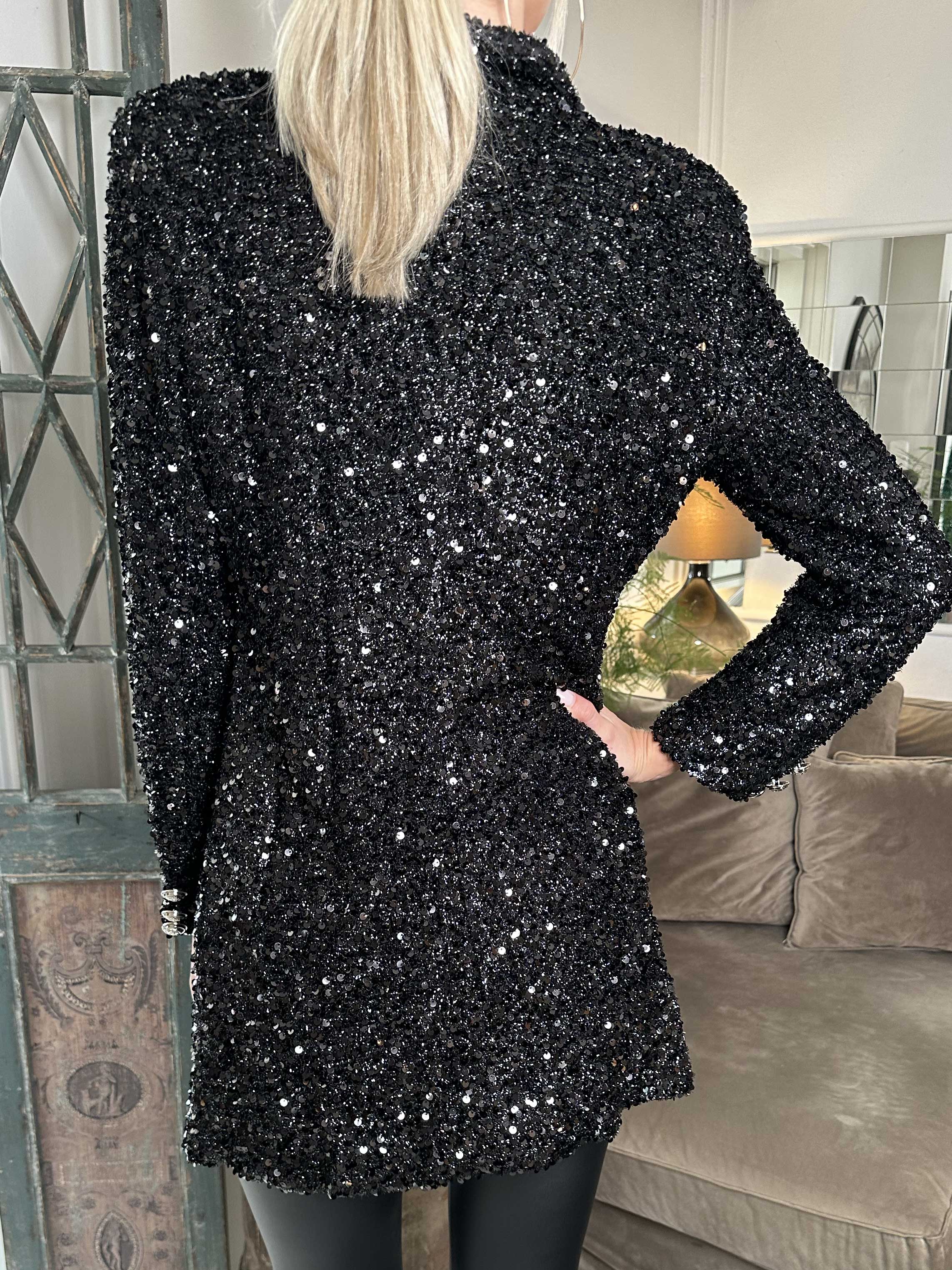 Dimina - Kavaj med paljetter och knappar